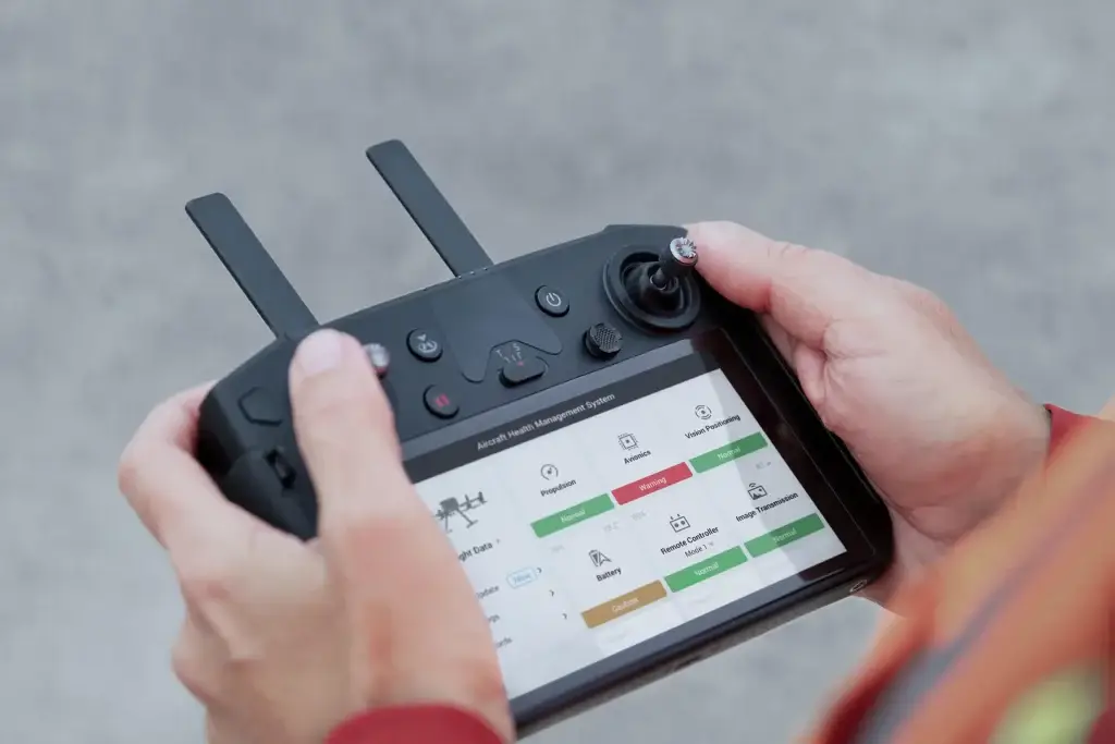 Mando de dron de la marca DJI